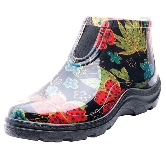 Sloggers Women's Rain & Garden Ankle Boots - Midsummer Black - Picture 6 of 7